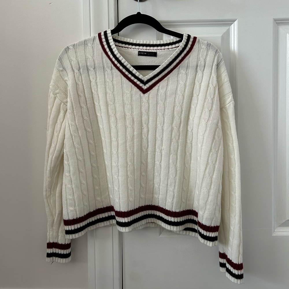 Shein Cream Sweater - Size S